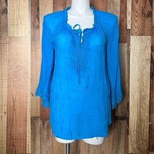 CounterParts lace tunic sz L